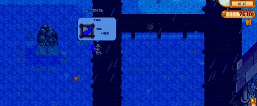 星露谷物语海参怎么钓